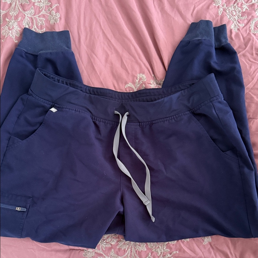 Figs Zamora Scrub Jogger Pants Navy Blue